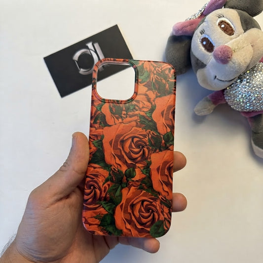 FLOWER Printed Transparent Case