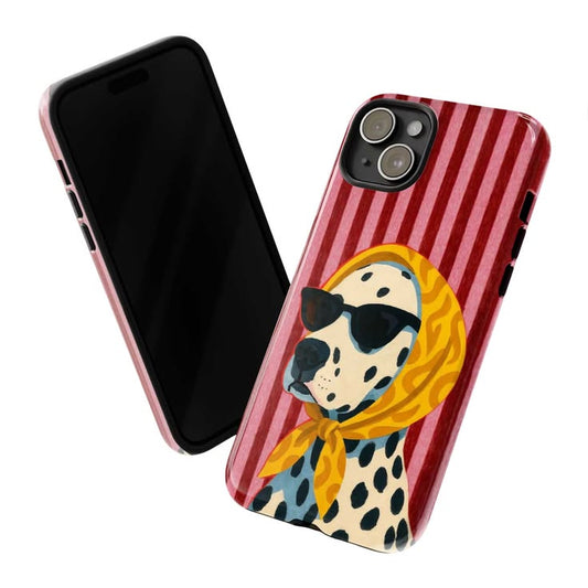 RED STRIPES Printed Transparent Case