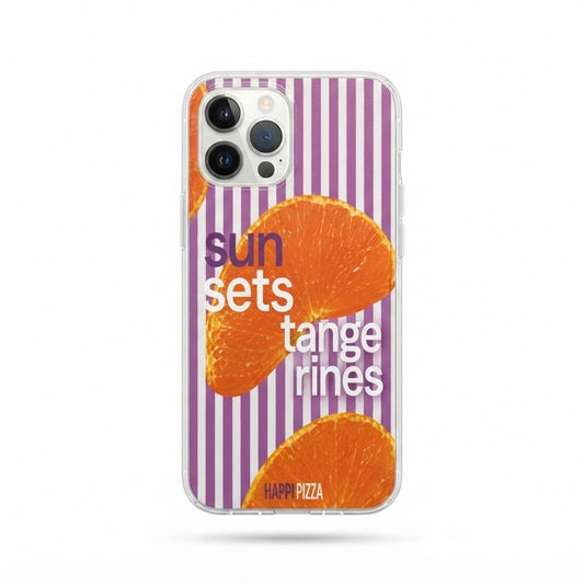 Mandarin Printed Transparent Case