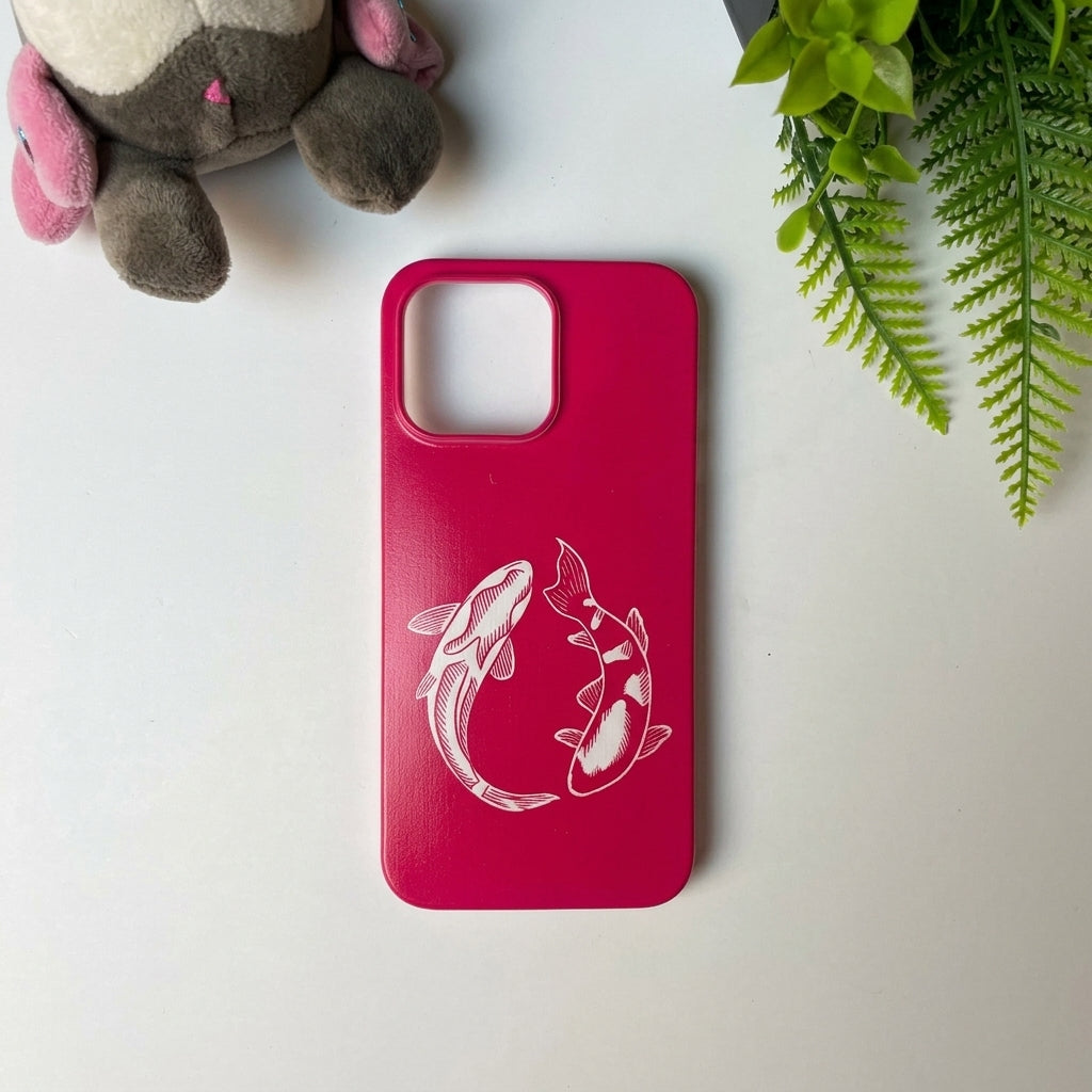 KOI FISH Printed Transparent Case