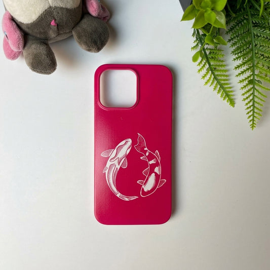 KOI FISH Printed Transparent Case
