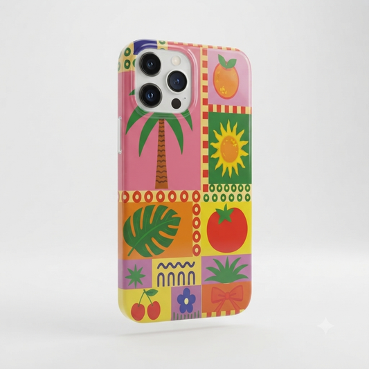 Sun&Tree Printed Transparent Case