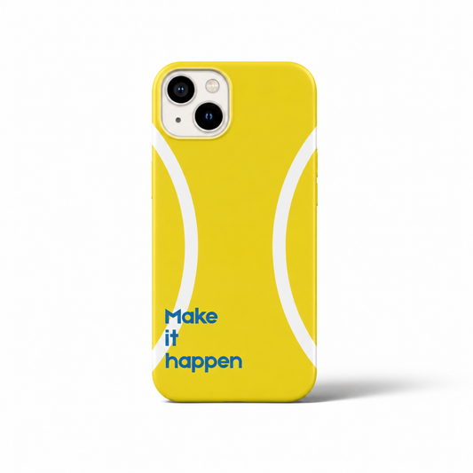MAKE IT HAPPPEN Printed Transparent Case