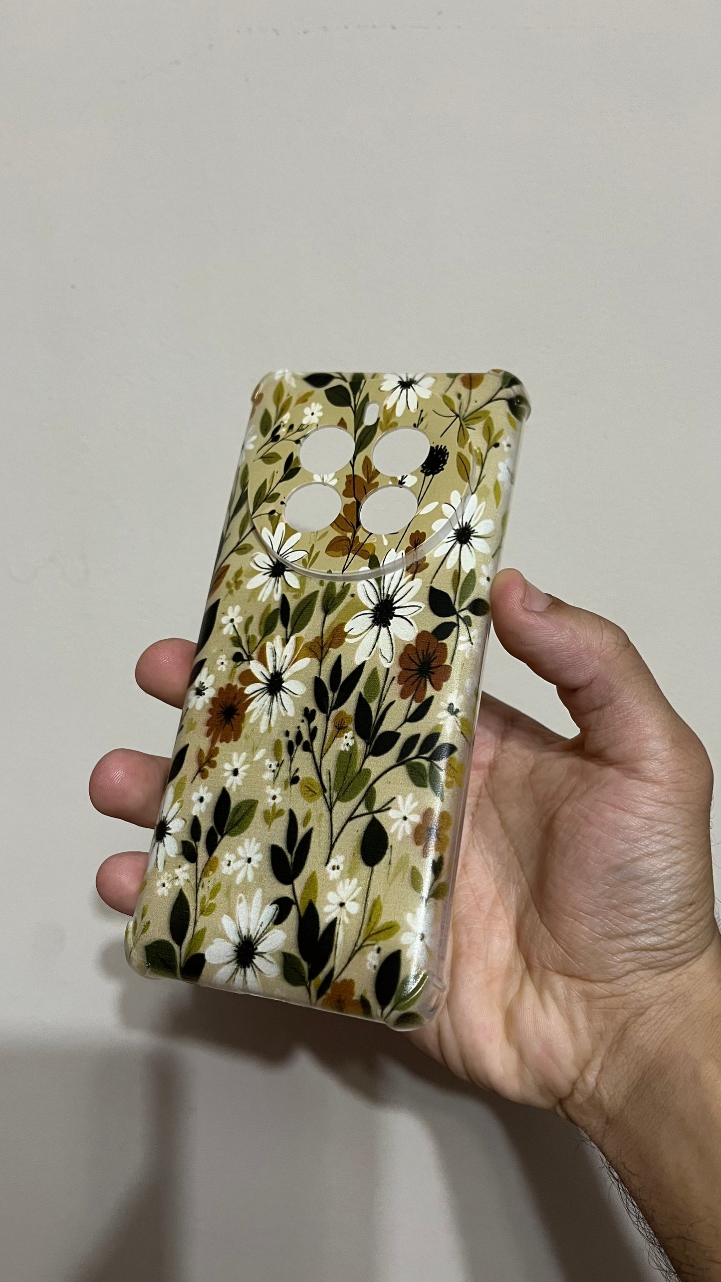 Wild Flora Printed Transparent Case