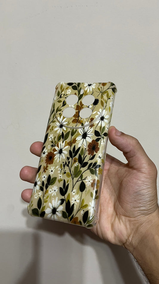 Wild Flora Printed Transparent Case