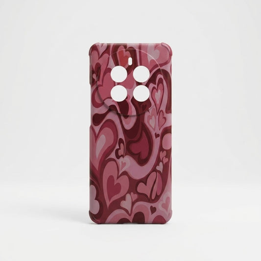 HEART WAVES Printed Transparent Case