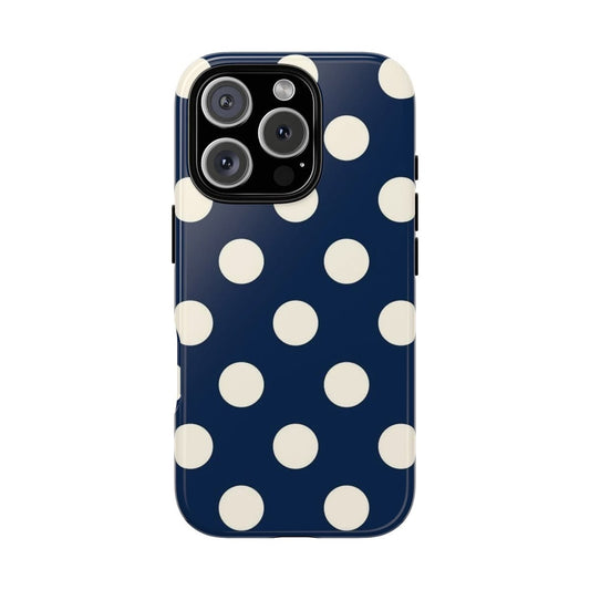 Polka Dot Printed Transparent Case