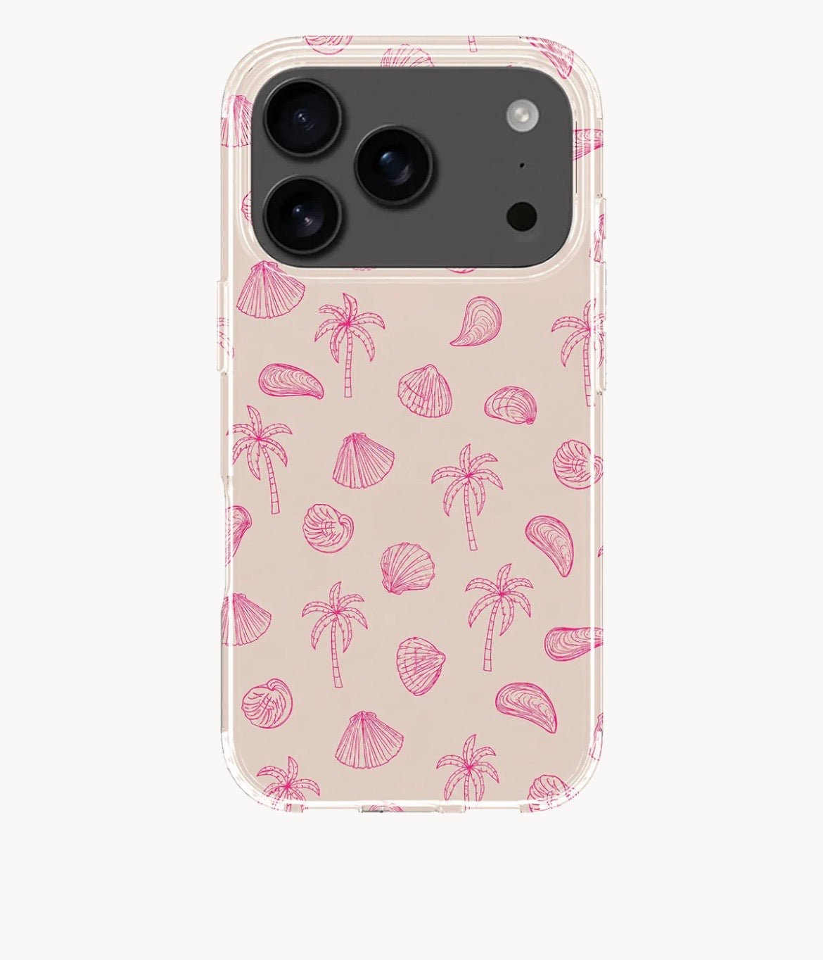 PINK TROPICS Printed Transparent Case