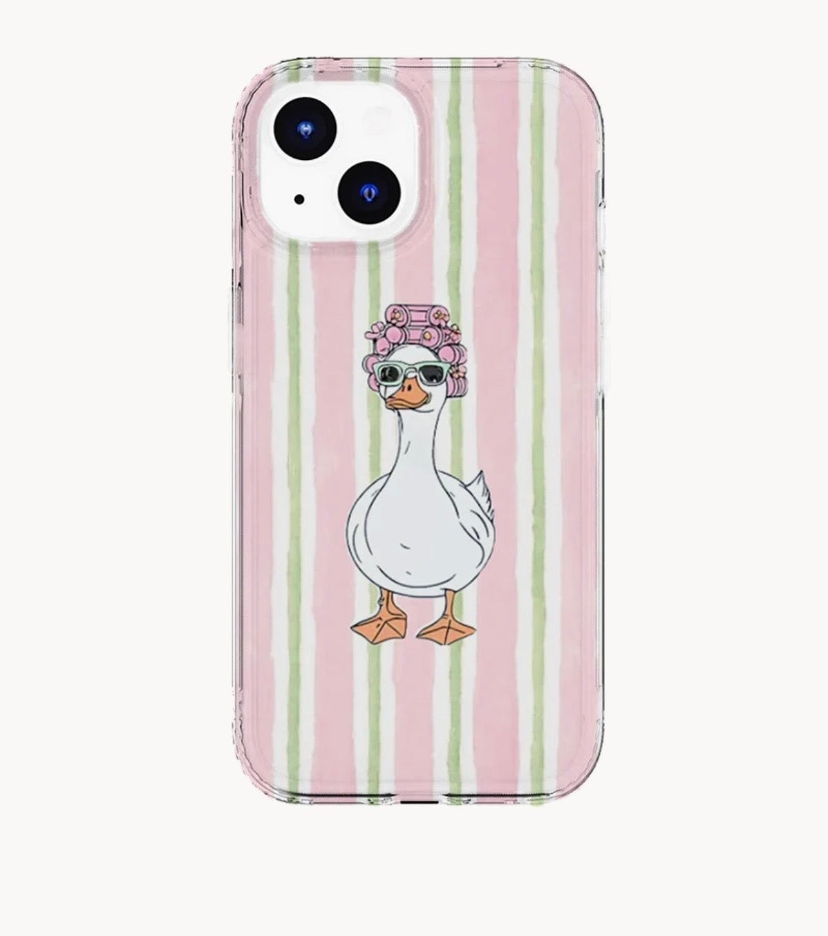 SPA GOOSE Printed Transparent Case