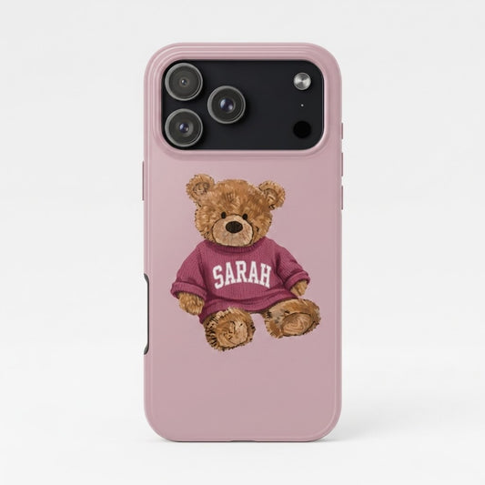 PERSONALIZED VARSITY NAME Printed Transparent Case