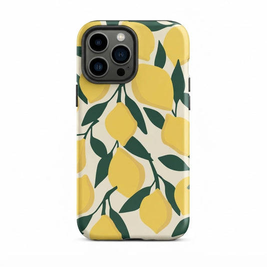 LEMON Printed Transparent Case
