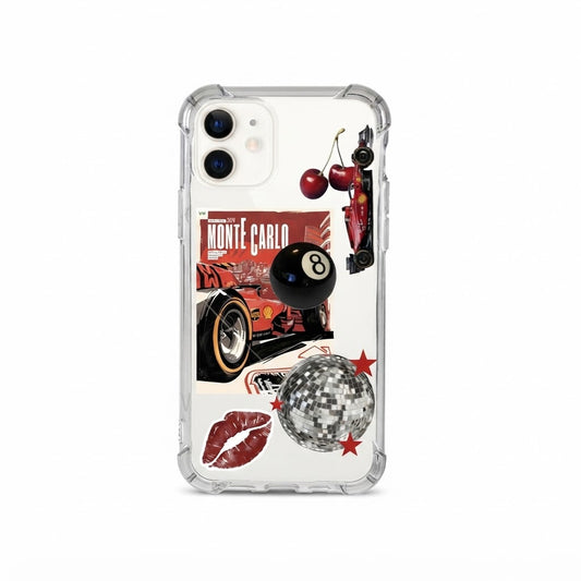 LIP BALL Printed Transparent Case