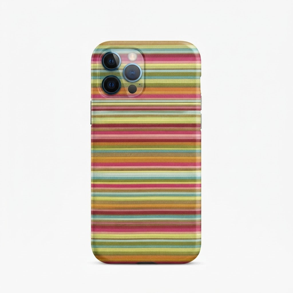 STRIPED COLORS Printed Transparent Case